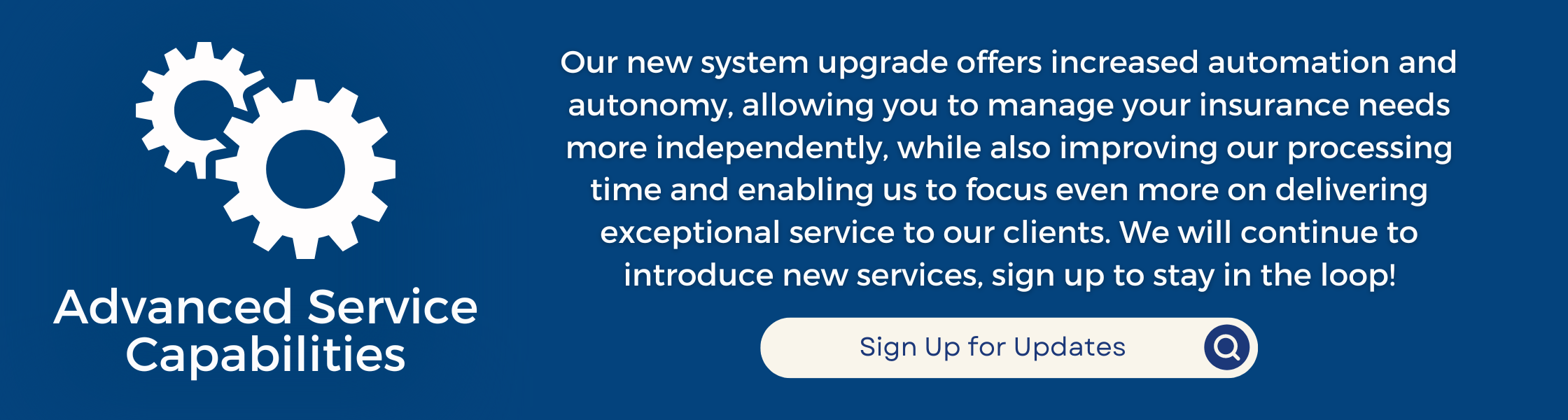 Sign Up for Updates